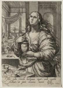 Bohaterki Nowego Testamentu: Maria Magdalena. autorstwa Jan Saenredam