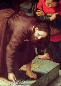 Chrystus i niewiasta zabrana na cudzołóstwo (detal z 231478)
