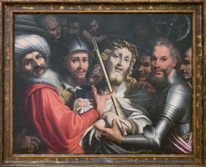 Chrystus ukazany ludziom (olej na płótnie)