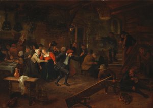 Uczta weselna autorstwa Jan Steen
