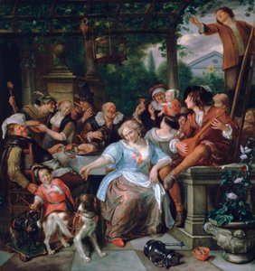 „Wesoła firma na tarasie”, c1673-1675