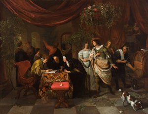 Małżeństwo Tobiasza i Sary autorstwa Jan Steen
