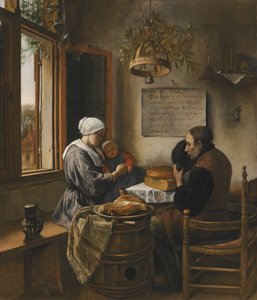 Modlitwa przed posiłkiem autorstwa Jan Steen