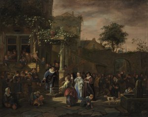 Wesele w wiosce autorstwa Jan Steen