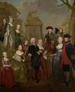 Portret Teodora z diecezji Vliet i jego rodziny Portret Teodora z diecezji Vliet i jego rodziny