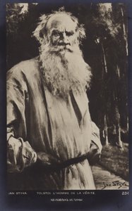 Lew Tołstoj (1828-1910), rosyjski powieściopisarz, autor opowiadań i dramaturg