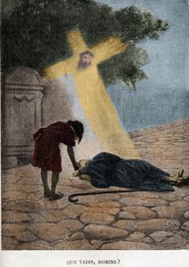 Quo vadis dominates? (Chapter XXIII) illustration by JAN STYKA (1858-1925) for the novel “Quo Vadis” by Henryk Sienkiewicz.