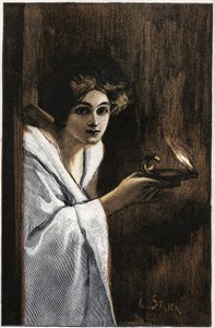 illustration by JAN STYKA (1858-1925) for the novel “Quo Vadis” by Henryk Sienkiewicz.