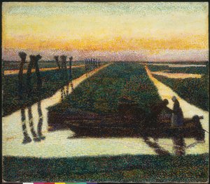 Spodnie W Krainie Wodnej (olej na płótnie) autorstwa Jan Toorop