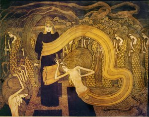 Fatalite. Akwarela autorstwa Jan Theodore Toorop