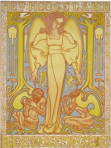 Hoogeland Beekbergen, 1896 r. autorstwa Jan Toorop