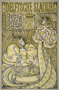 Plakat do oleju do sałatek Delft, 1894 (papier)
