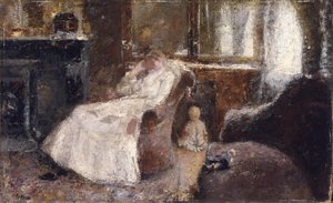 Kobieta w bieli autorstwa Jan Toorop
