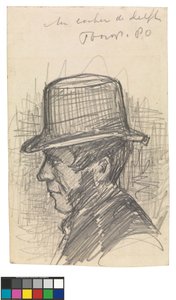 Woźnica w Delft autorstwa Jan Toorop