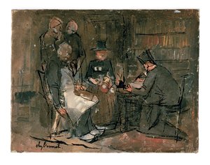 W biurze prawnika (badanie) autorstwa Jan Toorop