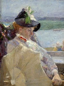 Dama z parasolką, 1888.
