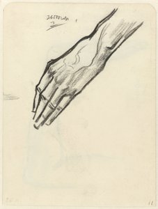 Badanie ręki autorstwa Jan Toorop