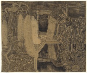 Stary Ogród Smutków Starożytny Ogród Smutków autorstwa Jan Toorop