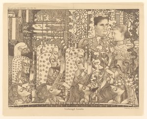 Zachwycona Gouda (oryginalny tytuł na obiekcie) autorstwa Jan Toorop