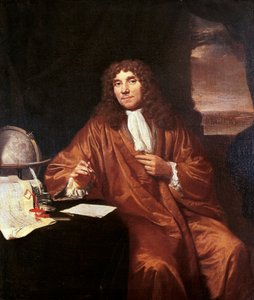 Antonie van Leeuwenhoek, ok. 1680 (olej na płótnie)