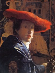 Dziewczyna w czerwonym kapeluszu, ok.1665