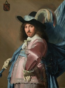 Andries Stilte jako chorąży, 1640. autorstwa Jan Verspronck