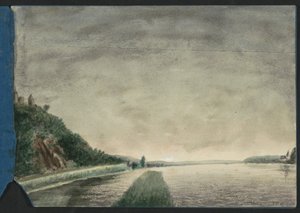 Górski krajobraz nad jeziorem autorstwa Jan Veth