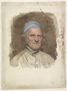 Portret mężczyzny w niebieskim kapeluszu autorstwa Jan Veth