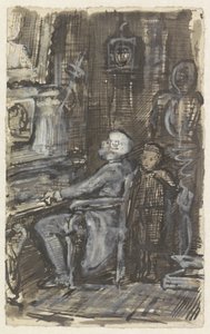 Organista autorstwa Jan Veth