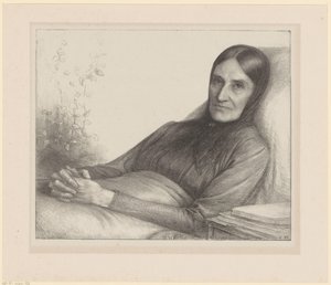 Portret Elisabeth Ragazzi van den Wall Bake autorstwa Jan Veth