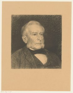 Portret Matthijsa de Vries Znani współcześni (tytuł serii) autorstwa Jan Veth