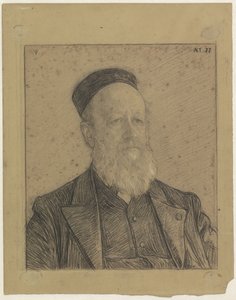 Portret Pietera Johannesa Vetha, lat 77 autorstwa Jan Veth