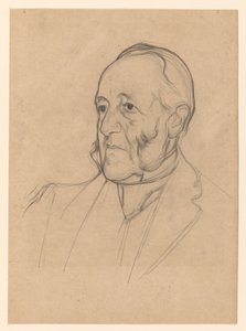 Portret dżentelmena z bokobrodami, po lewej autorstwa Jan Veth