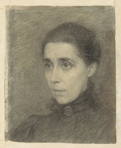 Portret pani M. Bruyel-De Favauge autorstwa Jan Veth