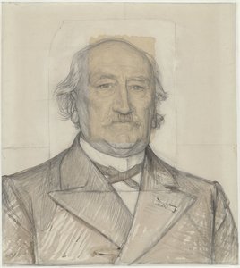 Portret prof. dr H.A. Kooyker autorstwa Jan Veth