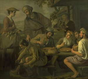 Boaz i Rut autorstwa Jan Victors