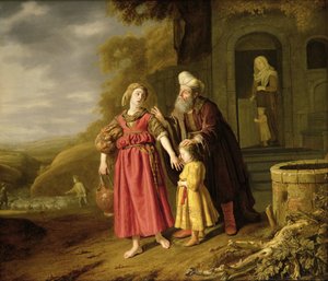 Wypędzenie Hagar i Ismaela, ok. 1644