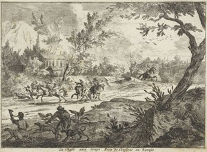 Polowanie na wilki w Conflans, Savoie La Chasse aux Lops Prez de Conflans en Savoije (tytuł na obiekcie) Twarze w Sabaudii (tytuł serii)
