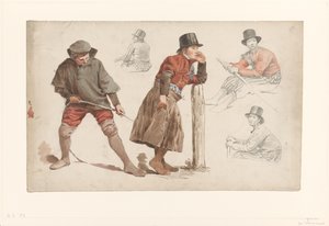 Studia postaci autorstwa Jan Weissenbruch
