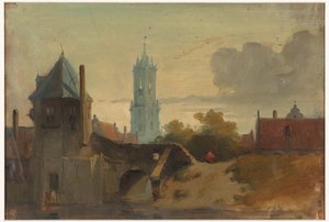 Widok Delft autorstwa Jan Weissenbruch