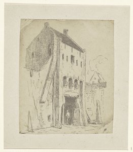 Steigerpoort w Leerdam autorstwa Jan Weissenbruch