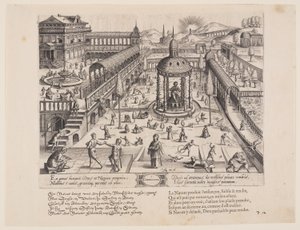 Composita, z Theatrum Vitae Humanae (Wieki człowieka) autorstwa Jan Wierix