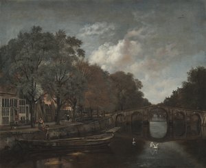 Herengracht, Amsterdam, ok. 1661 (olej na płótnie)