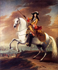 Lądowanie Wilhelma III w Brixham, Torbay, 5 listopada 1688 r. autorstwa Jan Wyck
