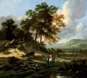 Pejzaż z postaciami, 1679