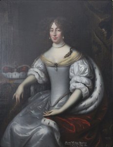 Portret Doroty Brandenburskiej, z domu von Schleswig-Holstein-Sonderburg-Glücksburg (1636-1689) autorstwa Jan de Baen