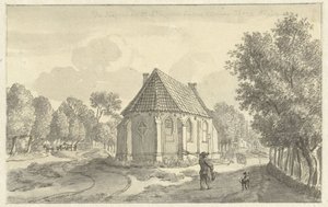 Kościół Helsdingen w pobliżu Vianen autorstwa Jan de Beijer