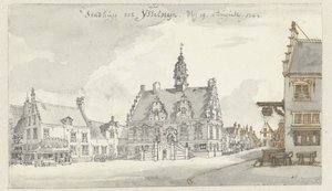 Widok na ratusz IJsselstein autorstwa Jan de Beijer