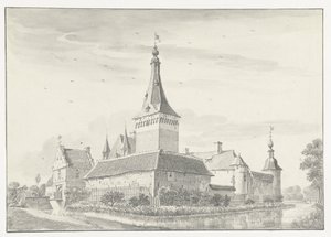 Zamek Kervendonck autorstwa Jan de Beijer