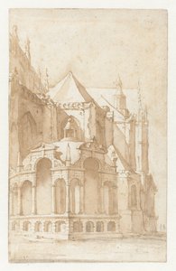 Beckeneel House w Nieuwe Kerk w Amsterdamie autorstwa Jan de Bisschop